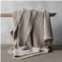LinenMe linen washed throw blanket in natural