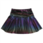 T2love girls metallic layered waist skirt in rainbow ombre