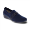 Revere womens genoa stretch loafer in navy