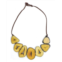 Tagua Jewelry moana necklace in yellow