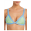 Capittana olivia shine top womens metallic polyester bikini swim top