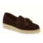 The FLEXX womens traveler too suede loafer in brown