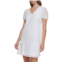Kensie Dresses womens lace puff sleeves shift dress