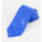 Battisti Napoli blue with paisley pattern 100% silk satin neck tie