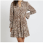 JUDE CONNALLY tammi dress in speckled cheetah