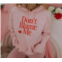 FRIDAY + SATURDAY love made me crazy hoodie in pink