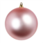 RAZ Imports 10 matte ball ornament in light pink