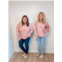 Karlie rosebud hoodie in pink