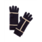 Hannah Rose jersey roll welt cashmere gloves