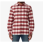 Ace Rivington winter weight button down flannel shirt in brick window / red