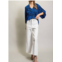 Ee:some womens leopard print blouse in royal blue