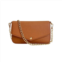 AHDORNED louise faux leather envelope bag w/ removable strap in camel