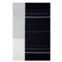 Bloom & Give michelle 100% hand-loomed cotton throw blanket in black/white