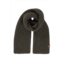 Bickley + Mitchell bi-color cable knit scarf in army twist