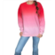 MOON RYDER cozy cord sweatshirt in pink/red