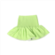 Little Olin kids smocked ruffle mini skirt in green