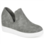 Journee collection womens cardi sneaker wedge