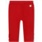 Carrement Beau red ruffle knit trousers
