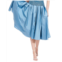 EMILY SHALANT spring taffeta tea length midi skirt