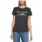DKNY Jeans womens logo tee pullover top