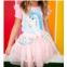 ROCK YOUR BABY tulle unicorn tee in pink