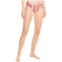 Letarte striped textured bikini bottom