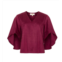 Anna Cate nina top in beet red