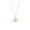 Adornia Fine adornia opal evil eye necklace 14k gold vermeil