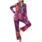 BedHead Pajamas x trina turk evening bloom long silk pajama set