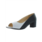 Beacon lena womens leather open toe block heels