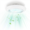 Fresh Fab Finds 17.71in led ceiling fan w/ light & remote, 6 speeds, 3 colors, app control, timer - low profile