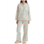 Papinelle womens organic cotton plaid woven pajama set