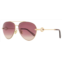 Omega womens pilot sunglasses om0031h 28u gold/bordeaux 61mm