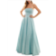 TLC Say Yes To The Prom juniors womens rhinestone lace up evening dress