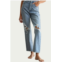 By Together distressed straight-leg jeans in blue