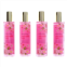 Bodycology awbcpvw8fm 8 oz pink vanilla wish mist fragrance for women - pack of 4