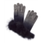 Sofiacashmere dip-dye cashmere gloves