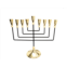 Classic Touch Decor black and gold straight cut menorah
