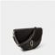 Katie Loxton quinn faux croc saddle purse in black