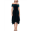 X by Xscape womens velvet midi cocktail and party dress