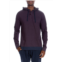 Unsimply Stitched henley hoodie with contrasted cuff