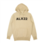 Alyx beige alx22 logo pullover hoodie