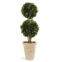 Napa Home & Garden preserved boxwood double sphere topiary, 20-inch