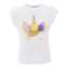Mimi Tutu white multicolor tulle unicorn t-shirt