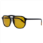 Ermenegildo Zegna rectangular sunglasses ez0115 01e shiny black 55mm 0115