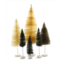 Cody Foster & Co. set of 6 spectrum bottle brush trees neutral