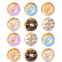 Kurt Adler 12pc miniature donut ornaments (6 assorted styles)