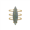 Adornia Fine adornia labradorite marquis ring 14k gold vermeil