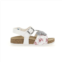 Master of Arts white mickey mouse logo sandals