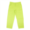 Stussy neon yellow cotton dyed canvas casual work pants